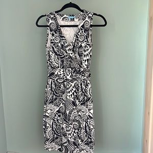 JMcLaughlin navy & white dress